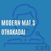 Modern Mat.S Othakadai School Logo