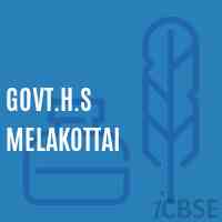 Govt.H.S Melakottai Secondary School Logo