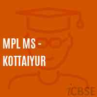 Mpl Ms - Kottaiyur Middle School Logo