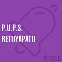P.U.P.S. Rettiyapatti Primary School Logo