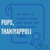 Pups, Thaniyappuli Primary School Logo