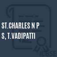 St.Charles N P S, T.Vadipatti Primary School Logo