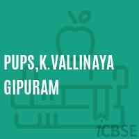 Pups,K.Vallinayagipuram Primary School Logo