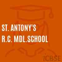 St. Antony'S R.C. Mdl.School Logo