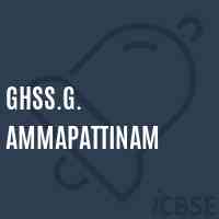 Ghss.G. Ammapattinam High School Logo