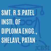Smt. R.S.Patel Insti. Of Diploma Engg., Shelavi, Patan College Logo