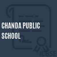 Chanda Public School Logo