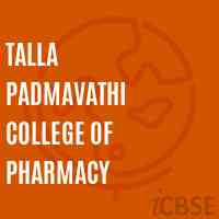 Talla Padmavathi College of Pharmacy Logo