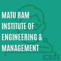 Matu Ram Institute of Engineering & Management Logo