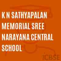 K N Sathyapalan Memorial Sree Narayana Central School Logo