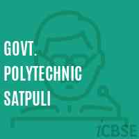 Govt. Polytechnic Satpuli College Logo