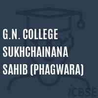G.N. College Sukhchainana Sahib (Phagwara) Logo