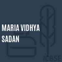 Maria Vidhya Sadan School Logo
