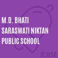 M.D. Bhati Saraswati Niktan Public School Logo