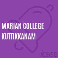 Marian College Kuttikkanam Logo