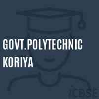 Govt.Polytechnic Koriya College Logo