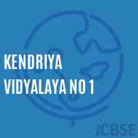 Kendriya Vidyalaya No 1 School Logo