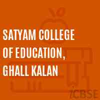 Satyam College of Education, Ghall Kalan Logo