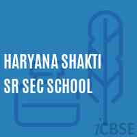 Haryana Shakti Sr Sec School Logo