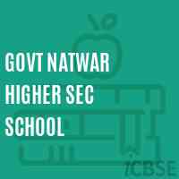 Govt Natwar Higher Sec School Logo