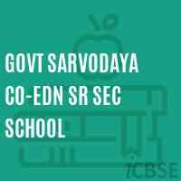 Govt Sarvodaya Co-Edn Sr Sec School Logo