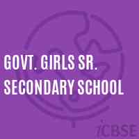 Govt. Girls Sr. Secondary School Logo