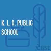 K. L. G. Public School Logo