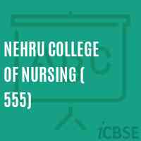 Nehru College of Nursing ( 555) Logo