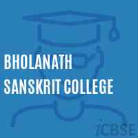 Bholanath Sanskrit College Logo