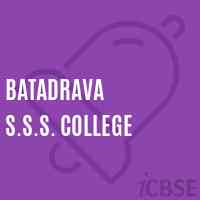 Batadrava S.S.S. College Logo
