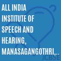 All India Institute of Speech and Hearing, Manasagangothri,Mysore Logo