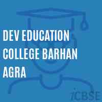 Dev Education College Barhan Agra Logo