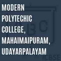 Modern Polytechic College, Mahaimaipuram, Udayarpalayam Logo