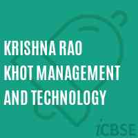 Krishna Rao Khot Management and Technology College Logo