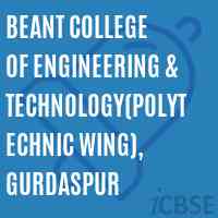 Beant College of Engineering & Technology(Polytechnic Wing), Gurdaspur Logo
