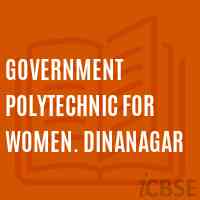 Government Polytechnic For Women. Dinanagar College Logo