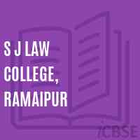 S J Law College, Ramaipur Logo
