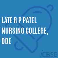 Late R P Patel Nursing College, Ode Logo