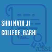 Shri Nath Ji College, Garhi Logo