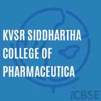 Kvsr Siddhartha College of Pharmaceutica Logo