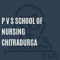 P V S School of Nursing Chitradurga Logo