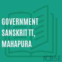 Government Sanskrit Tt, Mahapura College Logo