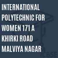 International Polytechnic For Women 171 A Khirki Road Malviya Nagar College Logo