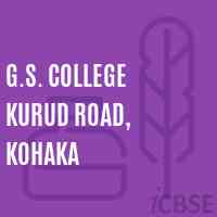 G.S. College Kurud Road, Kohaka Logo