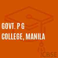 Govt. P G College, Manila Logo