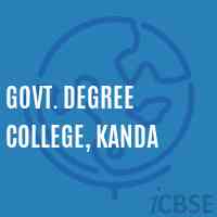 Govt. Degree College, kanda Logo