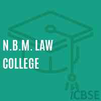 N.B.M. Law College Logo