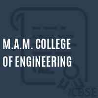 M.A.M. College of Engineering Logo