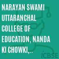 Narayan Swami Uttaranchal College of Education, Nanda Ki Chowki, Dehradun Logo