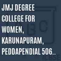 JMJ Degree College for Women, Karunapuram, Peddapendial 506 151 Logo